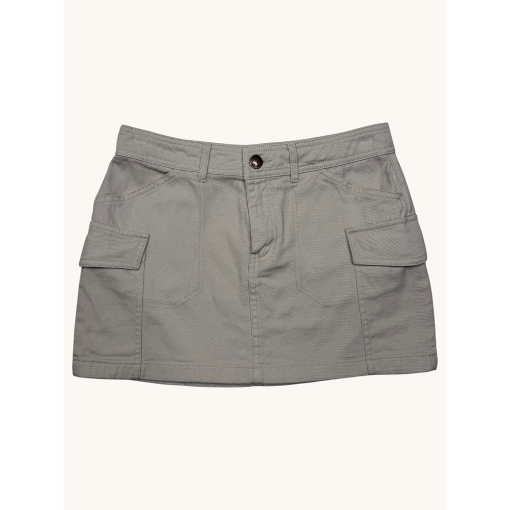 Billabong Khaki Tan Cargo Mini Skirt Utility Twill Y2K Gorpcore Size 5/26